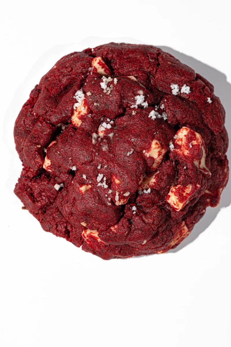 Olá Cookies Red Velvet com Recheio de Cream Cheese e Doce de Frutos Vermelhos - Image 4